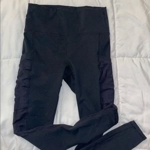 womens fabletic leggings sheer sides